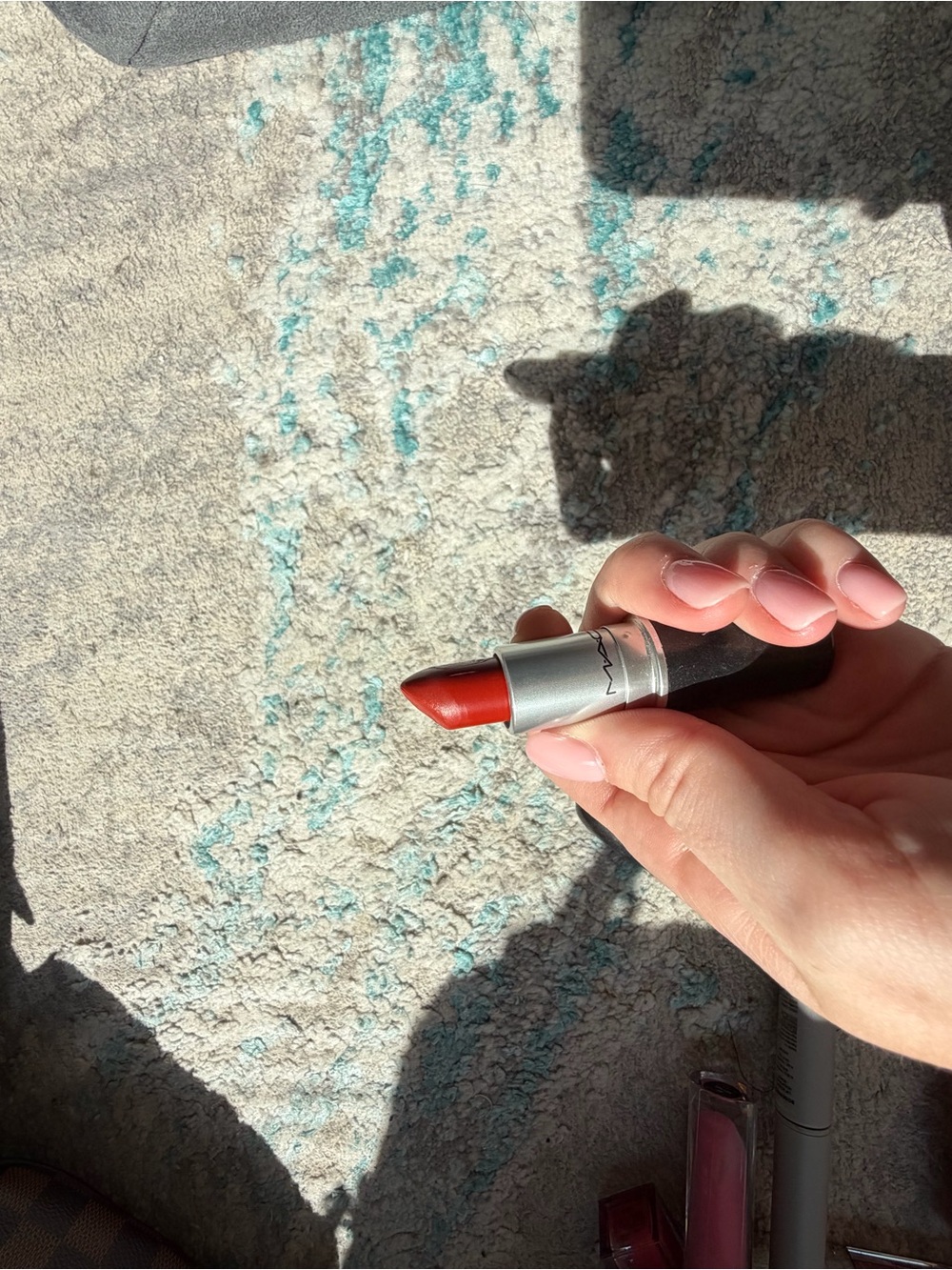 MAC Cosmetics Lipstick in Warm Brick Red